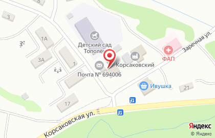 Почтовое отделение, с. Чапаево на карте