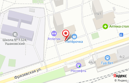 Спорт-класс в Новогиреево на карте