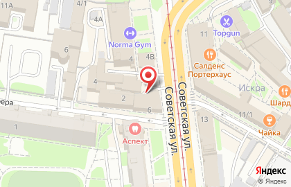 Туристическое агентство Голден-тур на Советской улице на карте