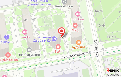 Миланская на карте