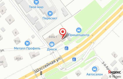 Севан на Шоссейной улице на карте