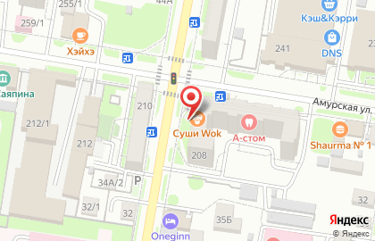Магазин Суши wok на Амурской улице на карте