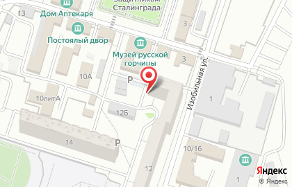 Продуктовый магазин в Волгограде на карте