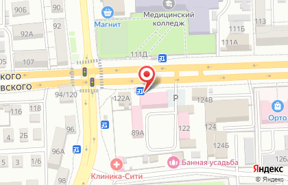 Банкомат СберБанк на улице Николая Островского, 122в/1 на карте