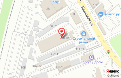 Торгово-производственная компания Фаворит-М на Зерновой улице на карте