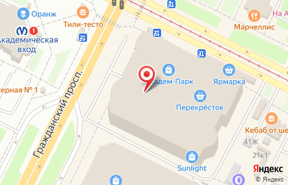 Ювелирный магазин РИФ на Гражданском проспекте на карте