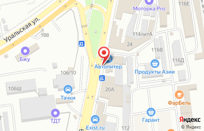 Креатекс на карте