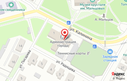 Организационно-методический центр в Гусь-Хрустальном на карте