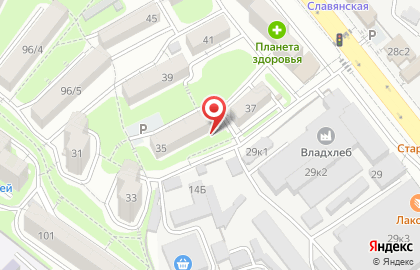 Магазин Мир фруктов в Первореченском районе на карте