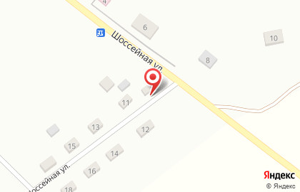 Продуктовый магазин Инна на Шоссейной улице на карте