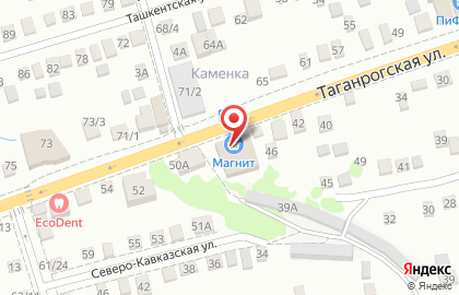 Магазин строительных и хозяйственных товаров на Таганрогской улице на карте