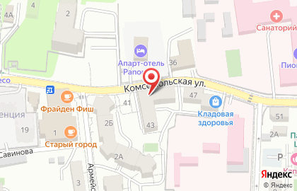 Секонд-хенд Лавка чудес на Комсомольской на карте