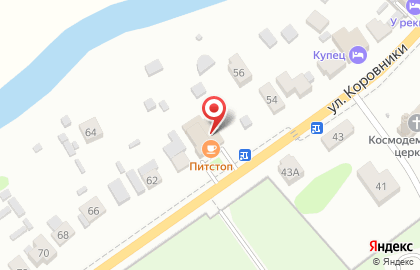 Автосервис Питстоп на улице Коровники на карте