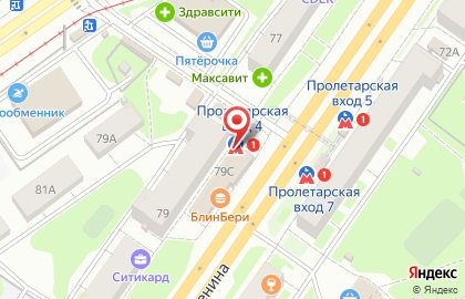 Киоск по продаже хлебобулочных изделий в Нижнем Новгороде на карте