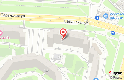 Мини-гостиница в Москве на карте