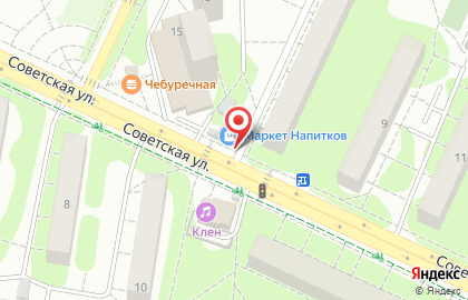 Магазин фастфудной продукции в Советском проезде на карте