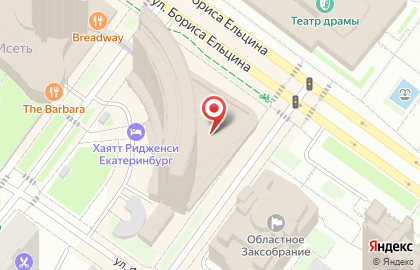 Hyatt на карте