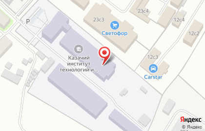 Филиал Московский областной казачий институт технологий и управления МГУТУ им. К.Г. Разумовского на карте