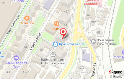 Старт на улице Горького на карте