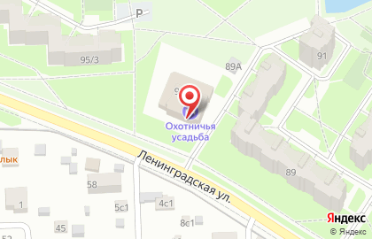 Отель Охотничья усадьба на карте