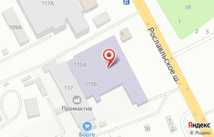 СК Славянский Дом в Смоленске на карте