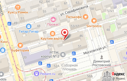 Южная столица на Темерницкой улице на карте