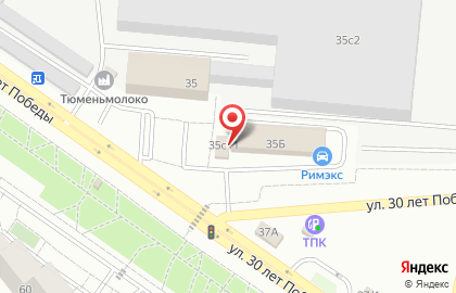 Установочный центр ТюменьАвтоСтекло на карте