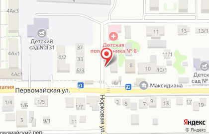 Страховая фирма Безуглова И.А. на Первомайской улице на карте