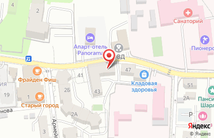 Продуктовый магазин в Калининграде на карте