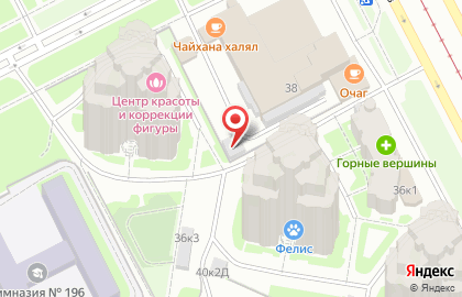 Продуктовый магазин в Санкт-Петербурге на карте