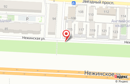 Магазин Бузулукское молоко на Нежинской улице на карте