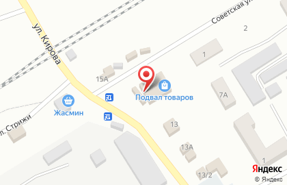 Магазин Раздолье на улице Кирова на карте
