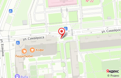 Магазин фруктов и овощей в Выборгском районе на карте