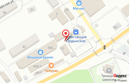 Киоск фастфудной продукции С пылу с жару на карте