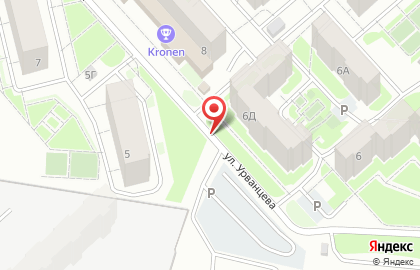 Автостоянка в Красноярске на карте