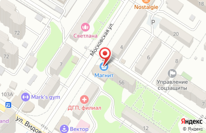 Супермаркет Магнит в Краснодаре на карте