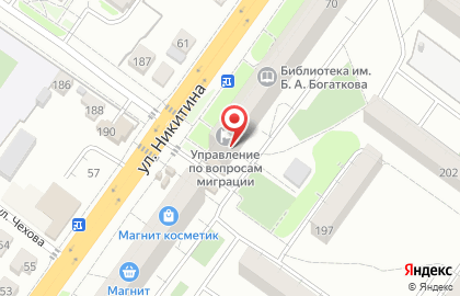 Отдел по вопросам миграции Октябрьский отдел полиции №6 на Октябрьской на карте