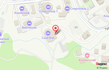 Отель Sky Way на карте