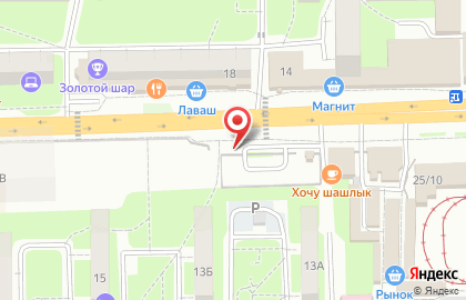 Автостоянка в Смоленске на карте