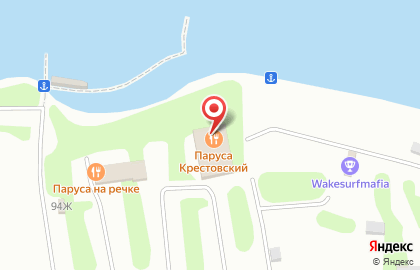 Банкетный зал Паруса Крестовский на карте