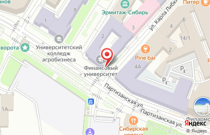 Финансовый университет при Правительстве РФ на Партизанской улице на карте