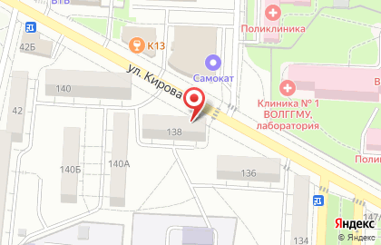Магазин Дубки в Волгограде на карте