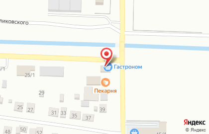 Гастроном в Краснодаре на карте