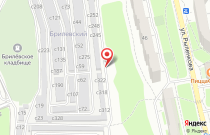 Шинный центр на улице Рыленкова на карте