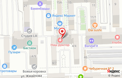 Семейная клиника Наш доктор в Ростове-на-Дону на карте