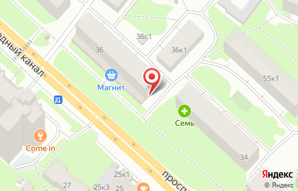 Парикмахерская Антураж в Архангельске на карте