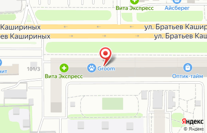 Компания по доставке обедов на улице Братьев Кашириных на карте