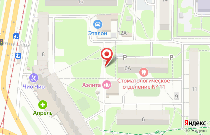 Глобус на улице Пушкарёва на карте