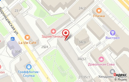 Банкомат ТКБ на Воронцовской улице, 27/35 на карте