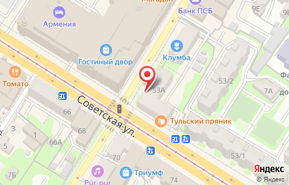 Магазин цветов Цветочная лавка в Центральном районе на карте